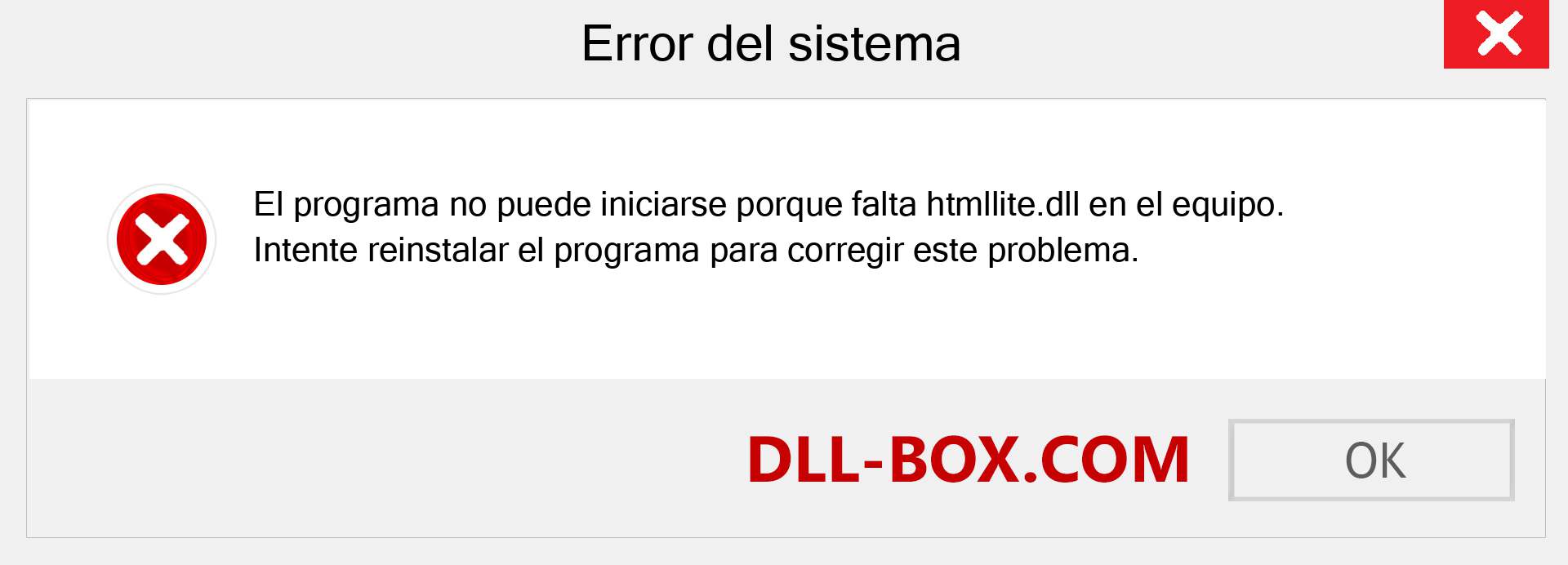 ¿Falta el archivo htmllite.dll ?. Descargar para Windows 7, 8, 10 - Corregir htmllite dll Missing Error en Windows, fotos, imágenes